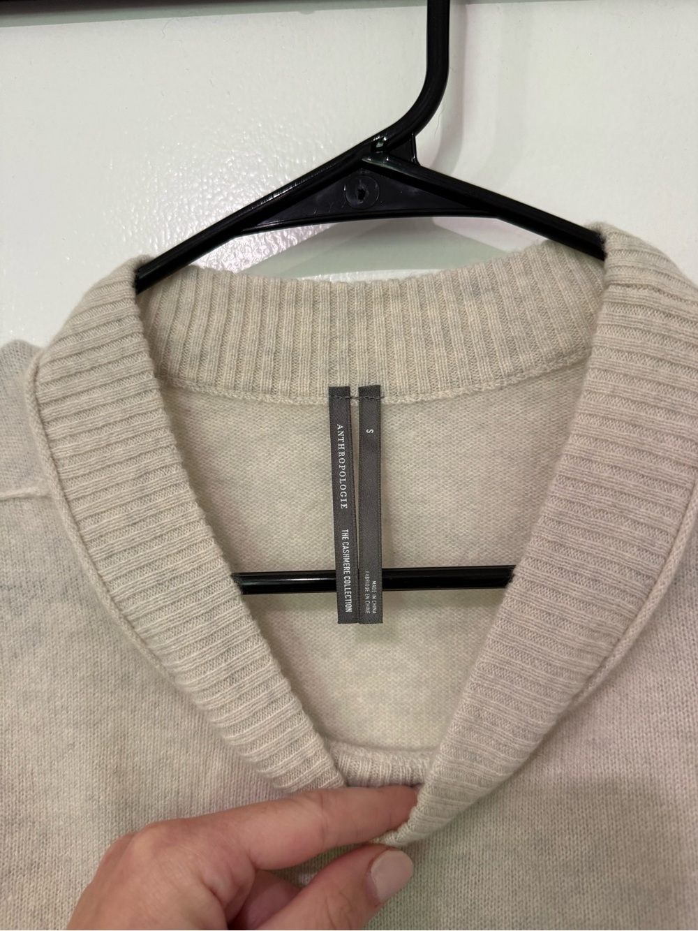 Anthropologie The Goldie Crew Neck Cashmere Sweater Cat - Picture 4 of 9